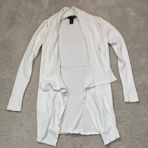 A white White House Black Market cardigan, S